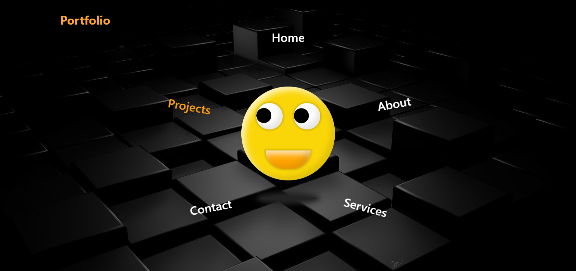 image of portfolio website