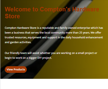 Small Business website project